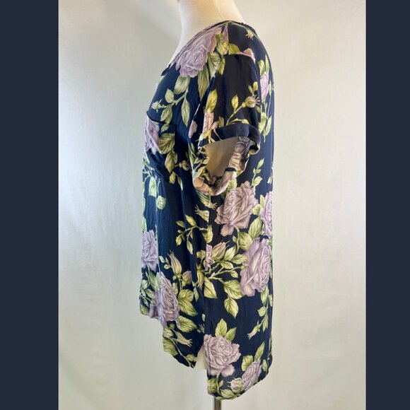 Rag & Bone Floral 100% Silk Blouse - Size M - Picture 3 of 13